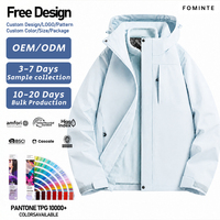 Veste technique imperméable pour femme, coupe-vent, veste de randonnée fonctionnelle, vêtements d'extérieur pour le camping, fabricant de logos personnalisés