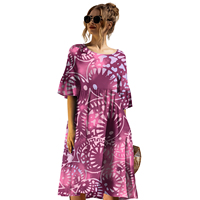 Nouvelles arrivées d'automne, robes de soirée pour femmes, robe imprimée personnalisée, grande taille, vêtements de luxe, robes formelles polynésiennes samoanes