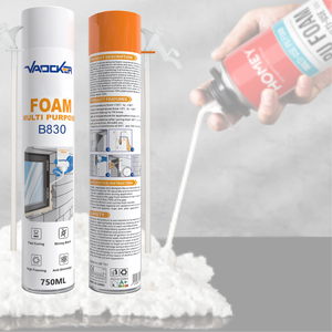 Mousse expansive de construction en polyuréthane PU de 750 ml, blanche, pour le remplissage et l'étanchéité des cadres de fenêtres et de portes, isolation thermique, CE - Product Image 5