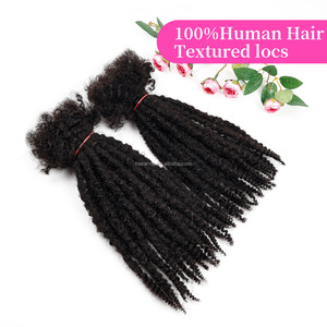 Extensions de Dreadlocks Texturées ANNA 100% Cheveux Humains, Faits Main, Locs Permanents avec Pointes Bouclées pour Femmes/Hommes - Product Image 3