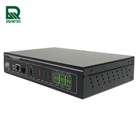 Encodeur-Décodeur KVM Tout-en-un Réseau IP 4K30 H.264 H.265 Contrôle E/S RS232 IR pour Solutions de Centre de Commande