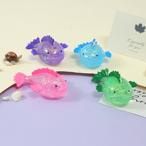 Most Popular Novelty TPR Maltose Lanternfish <b>Squishy</b> Stick Stretchy Decompression Sensory Squeeze Toy for Kids and Adults - Product Image 2