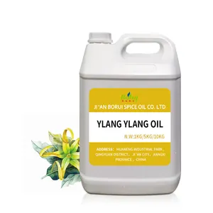 Aceite esencial de flores, aceites esenciales naturales puros de Ylang a granel para aromaterapia