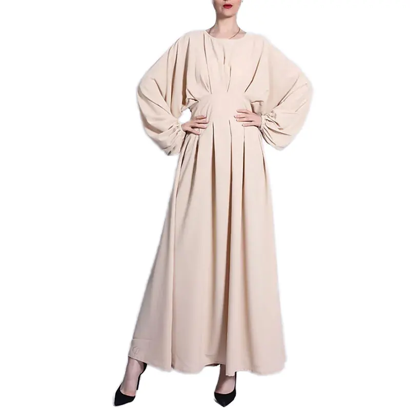 2023 Abaya donna Abaya vita Cinch mussulmano Dubai in raso opaco di ultimo Design abbigliamento islamico abito donna elegante