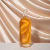 Bouteille en verre vide pour spiritueux, échantillon gratuit, 500ml 700ml 750ml 1000ml, pour Vodka, Gin, Rhum, Tequila, avec bouchons