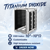 Meuble de rangement industriel SMT ESD pour entrepôt et bureau, en PP et acier, 460*400*563mm, antistatique, pour magazines et PCB, réglable