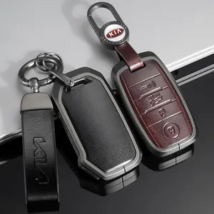 Auto Remote Flip Key Case Cover Voor Kia Sportage Ceed Sorento Cerato Forte Kx3 K5 2017 2018 2019 2020 Fob Sleutelhoes