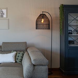Stehlampe Vườn Ươm mộc mạc ARC Đèn sàn 1-ánh sáng cao đứng ánh sáng với mây Chụp đèn cho phòng khách trang trí nội thất lamparas de PISO - Product Image 5