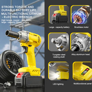 Avvitatore a Impulsi Cordless ad Alta Efficienza e Lunga Durata, Alta Coppia, Funzionamento Silenzioso, Potente Avvitatore a Impatto - Product Image 2