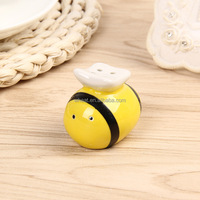 Cadeaux de fête prénatale, souvenir, mini abeille en céramique jaune, sucrée comme un miel, écologique, salière et poivrière