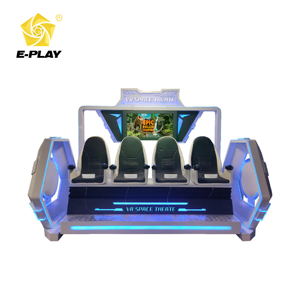 โรงภาพยนตร์ <span class=keywords><strong>VR</strong></span> 4 ที่นั่งเชิงพาณิชย์จากโรงงานโดยตรง โครงสร้างโลหะและไฟเบอร์กลาส พร้อมเอฟเฟกต์การสั่นสะเทือน/ลมแรง สำหรับสวนสนุกในร่มและห้างสรรพสินค้า - Product Image 5