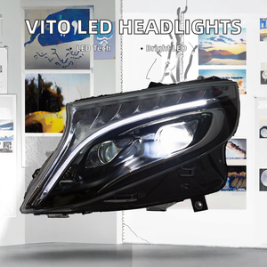 <span class=keywords><strong>Prix</strong></span> d'usine 2016-2023 Phare de voiture pour <span class=keywords><strong>Mercedes</strong></span>-Benz <span class=keywords><strong>Vito</strong></span> W447/V-Class Ensemble de phares à LED 12V 6000K Kit de mise à niveau Nouveau - Product Image 2