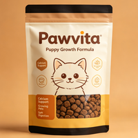 Sachet Doypack PE Personnalisé de Qualité Alimentaire Anti-Dégradation avec Fermeture Éclair pour Aliments Secs pour Animaux de Compagnie, Emballage d'Expédition E-commerce