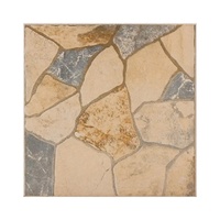 Carreaux de sol et de mur en céramique rustique glacée 400x400mm, antidérapants, résistants aux acides, antibactériens, garantie 5 ans pour l'intérieur des villas