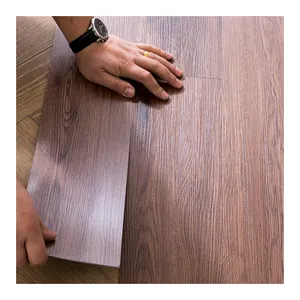 Commerciële Indoor Woonkamer School Hoge Kosteneffectieve Stijve Kern Tapijt Plank Vinyl Zelfklevende Vloerplaat