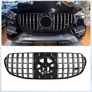 Alerón delantero y trasero, alerón de techo trasero, difusor trasero y parrilla delantera para Mercedes Benz GLE350 GLE450 GLE53 2020-2026 - Product Image 1
