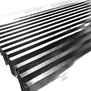 Tubo Rectangular de Fibra de Carbono Guangwei 40x10mm, Grosor de Pared de 2mm, 1 Metro, Grado T700, Varillas de Soporte - Product Image 3