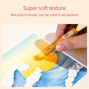 Crayons à la cire à l'huile super doux à pointe lourde non effaçables 24/36/60 couleurs Crayons pour enfants Peinture graffiti Peinture en bâton Cadeaux - Product Image 6