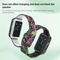 Bracelet de protection intégré pour Huawei Band 6 7 8 9 10 Honor Band 6 7 Series, bracelet de sport en TPU résistant, Correa