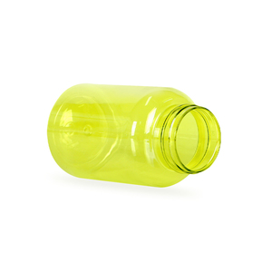 Customized Transparent Red Yellow Blue Capsule Bottle Pharmaceutical <b>Packaging</b> PET Plastic For Health Products With Screw Cap - Product Image 5