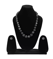 Nouveau collier buste affichage moule Buste Bijoux personnalisé haute qualité noir velours boucle d'oreille collier présentoir