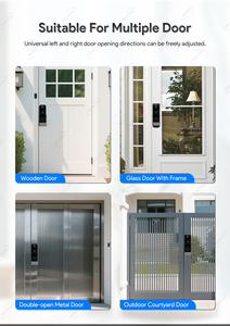 Cerradura Inteligente Electrónica Impermeable Tediton <span class=keywords><strong>para</strong></span> <span class=keywords><strong>Exteriores</strong></span>, Interiores, Garajes y Portones con Código de Huella Digital, TTlock, Aplicación Tuya - Product Image 3