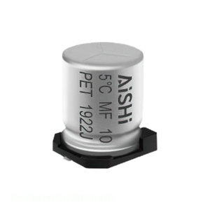 Distribuidor Autorizado, Condensador SMD de Montaje Superficial, 150 uF, EMF1HM151GB0D00R, CAP ALUM, 150UF, 20%, 50V - Product Image 1