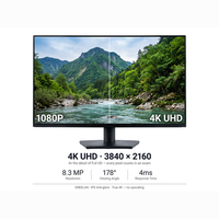 Moniteur d'ordinateur OEM ODM 21,5 24 27 pouces FHD 1080P IPS, design fin, montage mural, VGA pour LCD, nouveau, anti-lumière bleue, éducatif