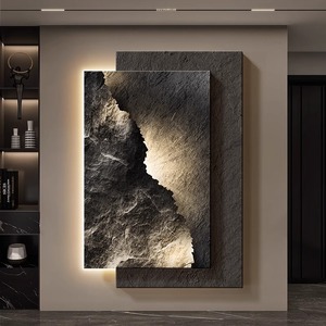 High-end suggestivo portico parete arte decorazione per la casa pittura soggiorno corridoio sfondo parete Glow arenaria murale - Product Image 2
