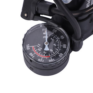 Vente en gros d'usine Pompe à pied à air Schrader Presta <span class=keywords><strong>Dunlop</strong></span> <span class=keywords><strong>Gonfleur</strong></span> de pneu portable avec manomètre - Product Image 3