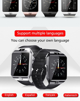 Reloj inteligente dz 09, dispositivo con cámara, compatible con tarjeta SIM, el más barato