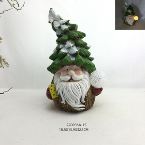 Petit vieil <span class=keywords><strong>homme</strong></span> de Noël à barbe blanche, artisanat en résine, décoration de sapin de Noël, statue, ornements - Product Image 5