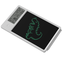 Tableau d'écriture intelligent XPOD ZH-10, calendrier électronique, horloge LCD, matériau ABS, 263x165x10mm, 120mAh, 230g, moule privé