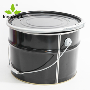 5 litres de peinture à l'huile peut petits seaux en métal avec couvercle et poignée - Product Image 5