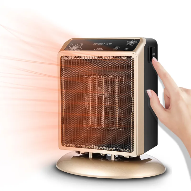 High Quality Office House Use 400W/900W 2 Gears Portable Mini Low Noise Portable Electric Fan Heater、Household Space Heater