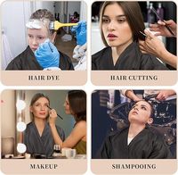Robes de salon personnalisées Maihary avec logo, tablier imperméable en polyester pour clients, robe de coiffure avec un design confortable et écologique