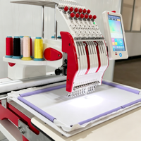 Machine à broder informatisée avec coupe automatique, machine à broder numérique pour petites usines