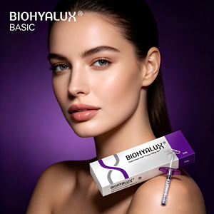 BioHyalux Basic Acide Hyaluronique Combleur Cutané 20mg/mL 1mL pour les Joues, les Lignes de Marionnette et le Contouring CE - Product Image 5