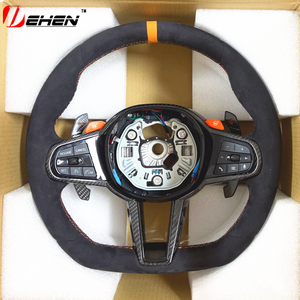 Volante in Fibra di Carbonio CS per <span class=keywords><strong>BMW</strong></span> <span class=keywords><strong>Serie</strong></span> 1 2 <span class=keywords><strong>3</strong></span> 4 5 6 7 8 <span class=keywords><strong>G20</strong></span> G26 G30 G01 G02 G80 G82 G87 F90 F95 F96 M3 M4 Accessori Auto - Product Image 5