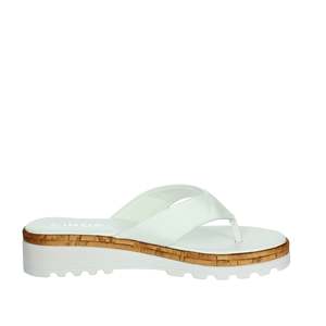 Infradito Morbide da Donna Cinzia Bianche IAF2664-811 Sandali con Plateau - Product Image 3