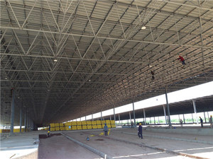 Estructura Metálica Prefabricada de Acero Ligero para Construcción de Techos de Centros Comerciales, Fábricas y Almacenes, con Servicio de Corte y Doblado - Product Image 3