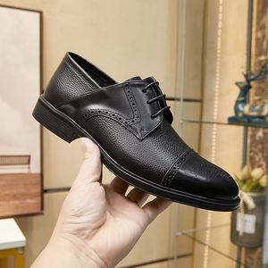 Zapatos Italianos de Alta Gama para Hombre, Zapatos de Vestir de Cuero con Diseño Brogue, Hechos a Mano y Personalizados, Antideslizantes y Transpirables - Product Image 6