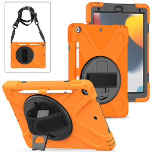 เคสแท็บเล็ตแบบหนา ทนทาน ป้องกันได้เต็มที่ พร้อมสายคล้องมือแบบถอดได้ และขาตั้ง สำหรับ <span class=keywords><strong>iPad</strong></span> 10.2 นิ้ว รุ่นที่ <span class=keywords><strong>7</strong></span> 8 9 - Product Image 5