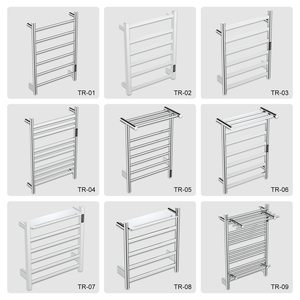 <span class=keywords><strong>Toallero</strong></span> Eléctrico de Diseño Moderno con 2 Barras, de Acero Inoxidable 304, para Montar en la Pared del Baño - Product Image 3