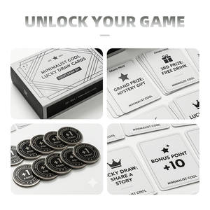 <span class=keywords><strong>Jeu</strong></span> <span class=keywords><strong>de</strong></span> cartes à tirer au sort <span class=keywords><strong>de</strong></span> récompense premium, avec revêtement anti-rayures, plateau coulissant à noyau noir, pour une précision <span class=keywords><strong>de</strong></span> maniabilité accrue - Product Image 3