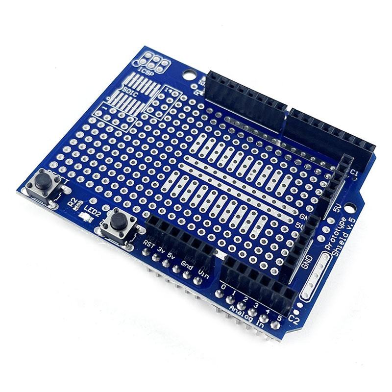 Using A Prototype Expansion Module Proto Shield Prototype Expansion Board with SYB-170 Mini Bread Board ...