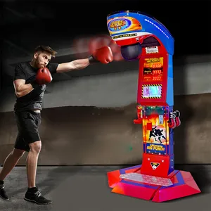 Đồng tiền hoạt động Arcade boxing trò chơi máy hoạt động đào tạo lực lượng đấm bốc máy thiết bị cho người lớn
