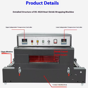 Machine de scellage et de découpe de film rétractable pour <span class=keywords><strong>vaisselle</strong></span> automatique contrôlée par PLC Ruili avec composants de base <span class=keywords><strong>Siemens</strong></span> - Product Image 2