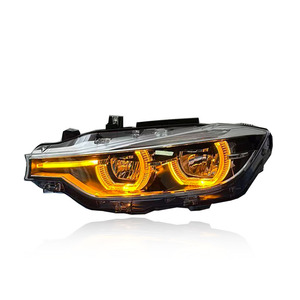 Pieza de Repuesto para Automóvil SJC para <span class=keywords><strong>BMW</strong></span> Serie 3 F30 F35 2013-2015, Faro Delantero Tricolor Amarillo, Blanco y Ámbar, Estilo LCI Mejorado - Product Image 6