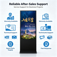 Affichage numérique sur pied de 49 pouces basé sur Windows pour la promotion de marque dans les centres commerciaux et les magasins de détail
